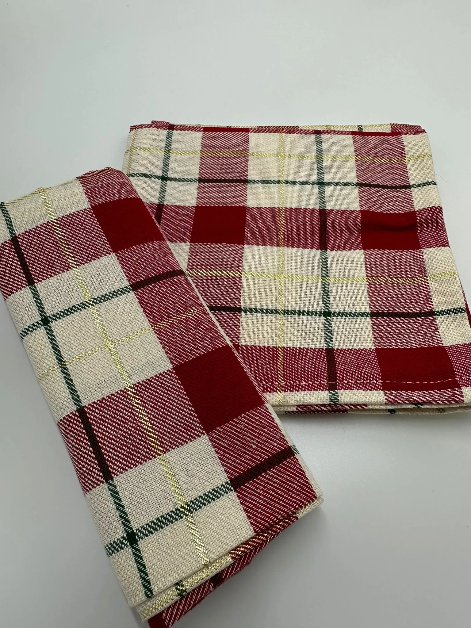 Tovaglioli Tartan per Natale e Feste 45x45cm ๐ฅ