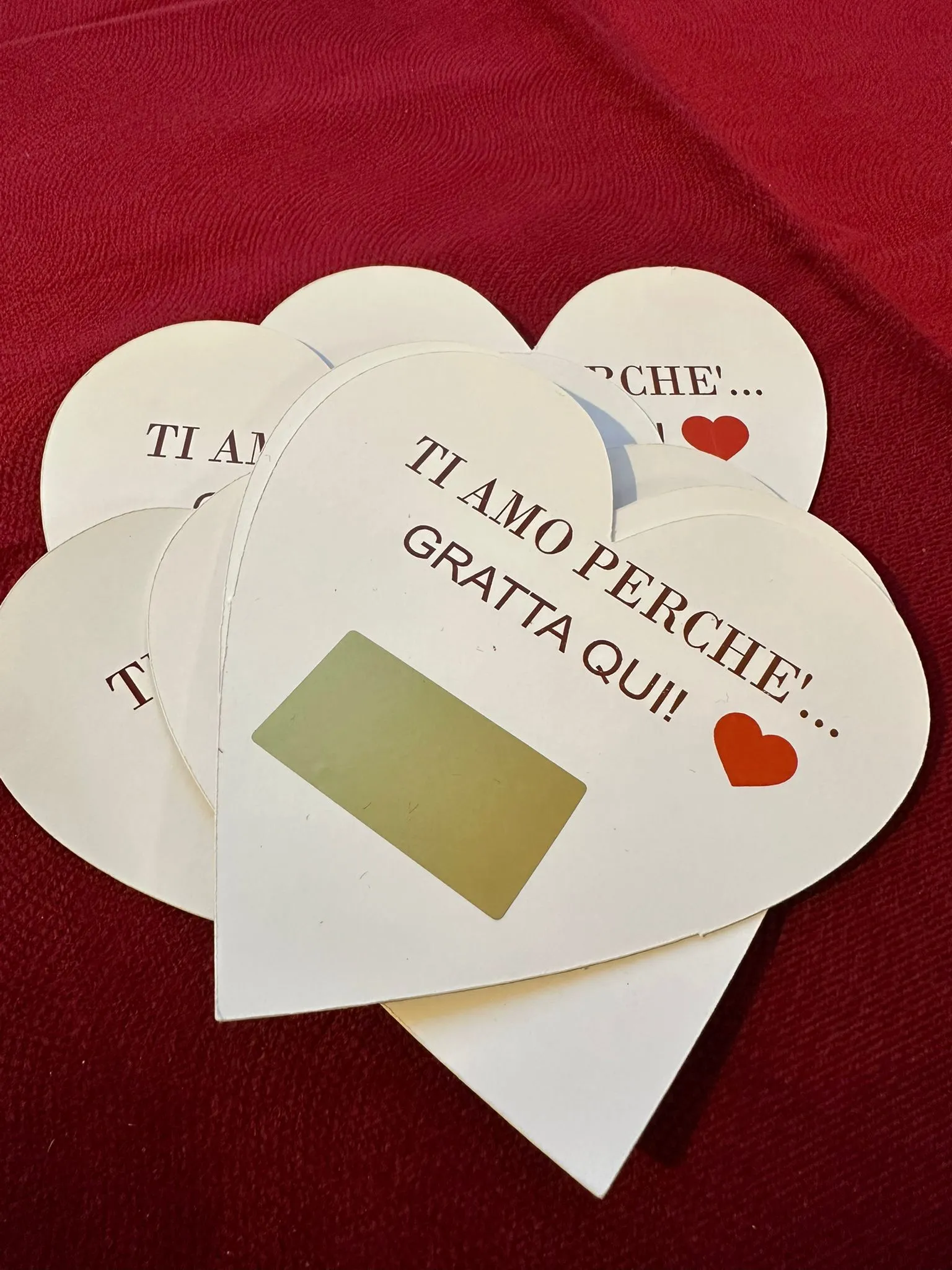 Gratta e Vinci San Valentino Personalizzato a Cuore